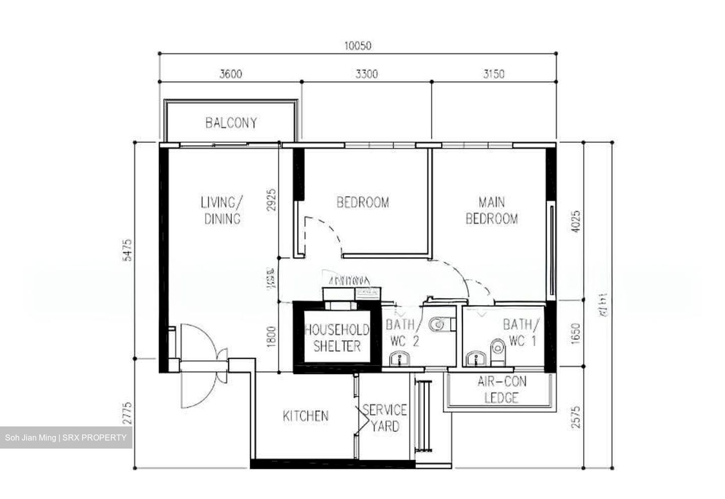Blk 118A Alkaff Lakeview (Toa Payoh), HDB 3 Rooms #618056951